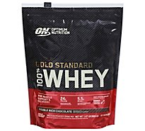 On Gold Standard 100% Whey Protein Poweder Double Chocolate - 1.47 Lb