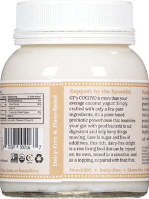 Gt Organic Vanilla Cnut Yogurt - 8 Oz - Image 6