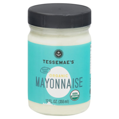 Tessemaes Organic Mayonnaise Sugar Free 12 Oz JewelOsco
