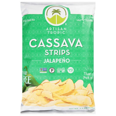 Artisan Tropic Chips Cassava Jalapeno - 4.5 Oz