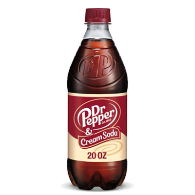 Dr Pepper And Cream Soda Bottle - 20 Fl. Oz. - Image 1