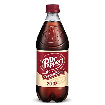 Dr Pepper & Cream Soda - 20 Fl. Oz. - Image 1