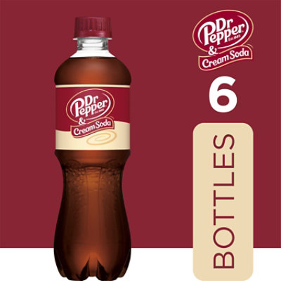 Dr Pepper And Cream Soda Bottles - 6- 0.5 Liter - Image 5