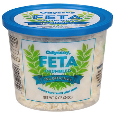 Odyssey Cheese Crumbles Feta Plain - 12 Oz - Image 3