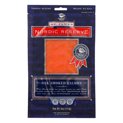 Nordic Reserve Salmon Atlantic Cold Smoked Oak - 4 Oz