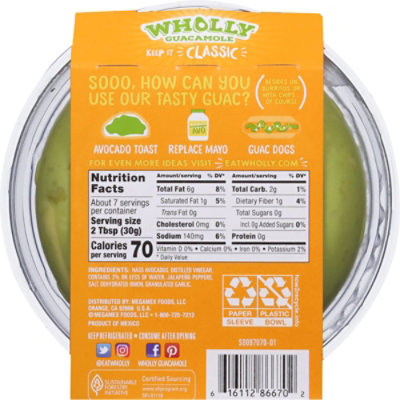 Wholly Guacamole Classic Bowl - 7.5 Oz - Image 6