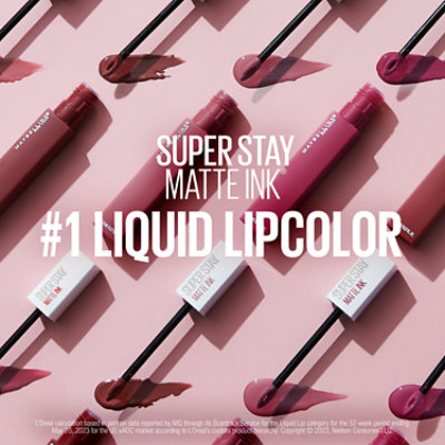 Maybelline Super Stay Matte Ink Liquid Lipstick Lip Makeup Ringleader - 0.17 Fl. Oz. - Image 5