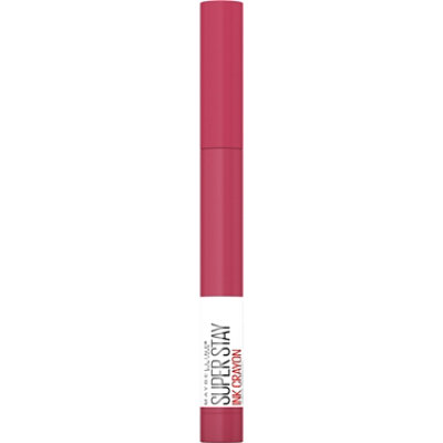 Maybelline Super Stay Ink Crayon Lipstick Matte Longwear Lipstick Makeup Run The World - 0.04 Oz - Image 1