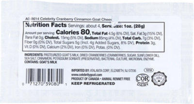 Celebrity Cranberry Goat Cheese - 4 Oz - Image 5