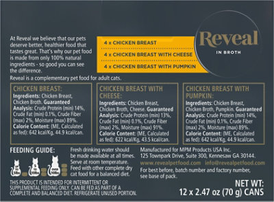 Reveal Cat Food Grain Free Chicken Selection In Broth - 12-2.47 Oz - Image 5