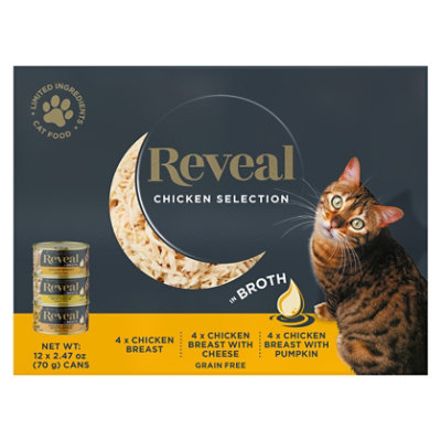 Reveal Cat Food Grain Free Chicken Selection In Broth - 12-2.47 Oz - Image 2