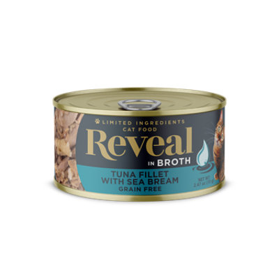 Reveal Cat Food Grain Free Tuna Fillet In Natural Broth 2.47 Oz