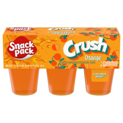 Snack Pack Fanta Orange Flavored Juicy Gels - 6 -19.5 Oz - Image 1