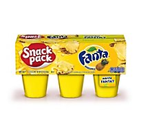Snack Pack Gels Pineapple Fanta - 19.5 Oz