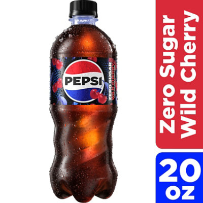 Pepsi Wild Cherry Zero Sugar - 20 Fl. Oz. - Image 2