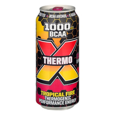 Rockstar Thermo Tropical Fire Energy Drink - 16 Fl. Oz. - Image 3