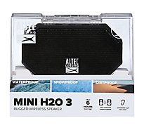 Mini H20 3 Bluetooth Speaker Black Color - Each