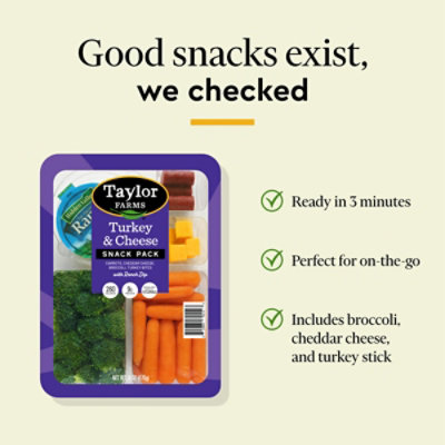 Tf Veggies Turkey Cheese Tray - 6 Oz - Image 2