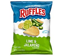 Ruffles Potato Chips Lime & Jalapeno - 2.5 Oz