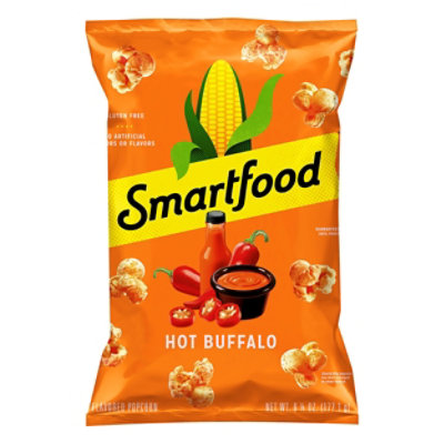 Smartfood Popcorn Hot Buffalo - 6.25 Oz