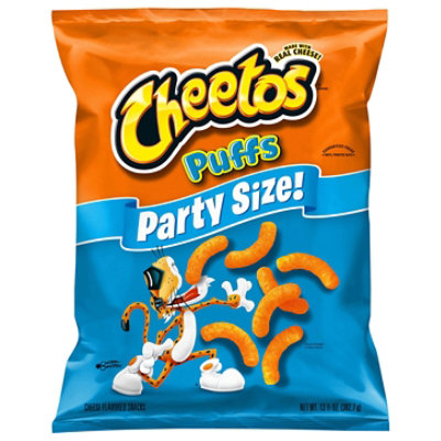 CHEETOS Snacks Cheese Flavored Puffs Party Size - 13.5 Oz - Image 3