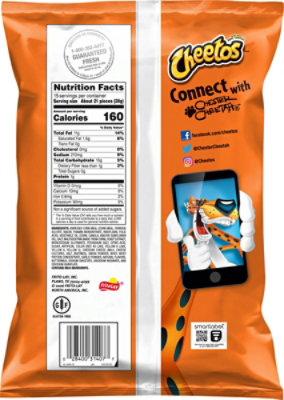 CHEETOS Snacks Cheese Flavored Crunchy Flamin Hot Party Size - 15 Oz - Image 6