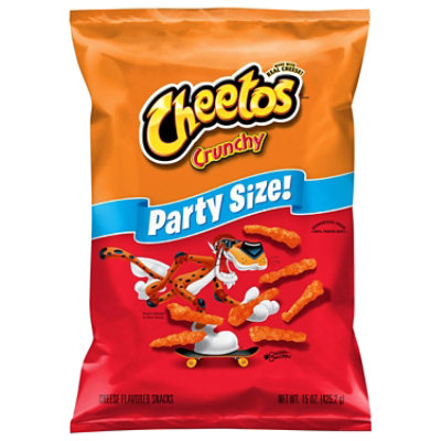 CHEETOS Snacks Cheese Flavored Crunchy Party Size - 15 Oz - Image 2