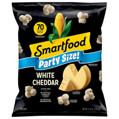 Smartfood Popcorn White Cheddar Party Size - 9.75 Oz