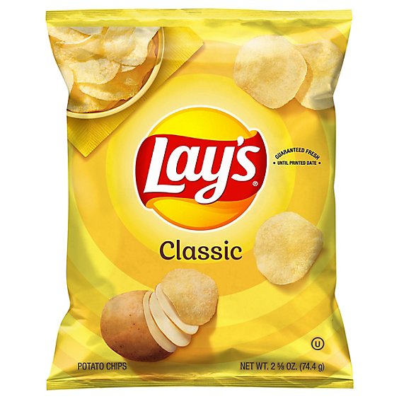Lays Classic Potato Chips - 2.625 Oz
