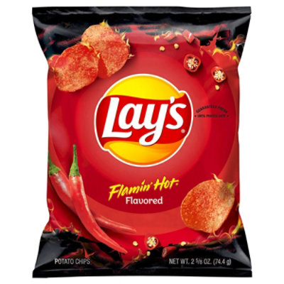 Lays Flamin Hot Potato Chips - 2.625 Oz - Image 3