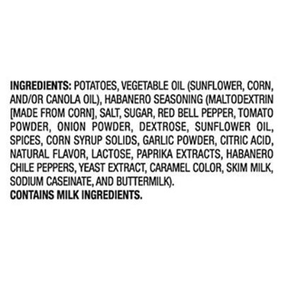Lays Fiery Habanero Potato Chips - 2.625 Oz - Image 4