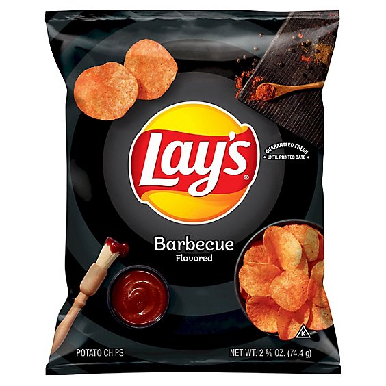 Lays Barbecue Potato Chips - 2.625 Oz