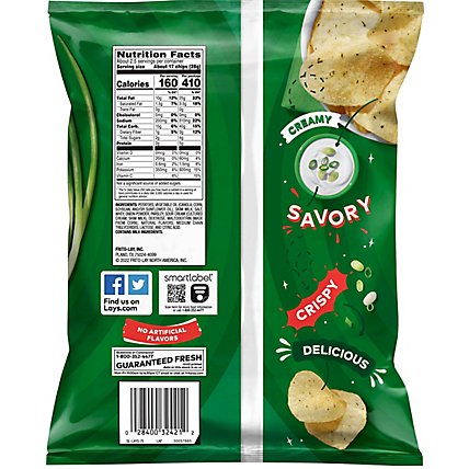 LAYS Sour Cream Onion Potato Chips - 2.625 Oz - Image 6