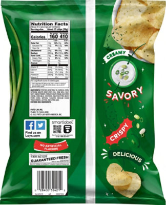 LAYS Sour Cream Onion Potato Chips - 2.625 Oz - Image 6