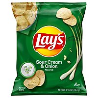 LAYS Sour Cream Onion Potato Chips - 2.625 Oz - Image 1