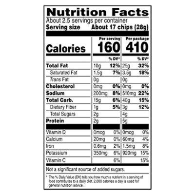 LAYS Sour Cream Onion Potato Chips - 2.625 Oz - Image 3