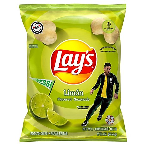 Lays Limon Potato Chips - 2.625 Oz