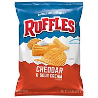 Ruffles Cheddar Sour Cream Potato Chips - 2.5 Oz - Image 3