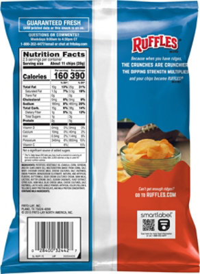 Ruffles Cheddar Sour Cream Potato Chips - 2.5 Oz - Image 6