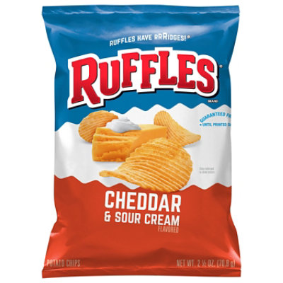 Ruffles Cheddar Sour Cream Potato Chips - 2.5 Oz - Image 2