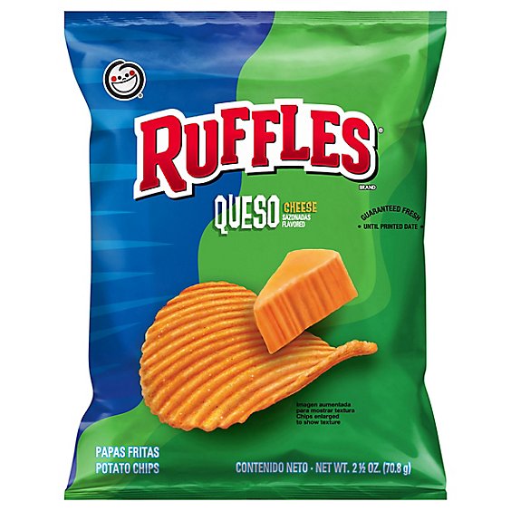 Ruffles Queso Potato Chips - 2.5 Oz