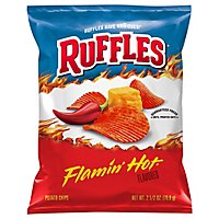 Ruffles Flamin Hot Potato Chips - 2.5 Oz - Image 1