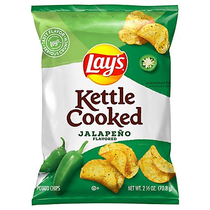Lays Kettle Cooked Jalapeno Chips - 2.5 Oz - Image 2