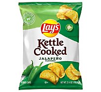 Lays Kettle Cooked Jalapeno Chips - 2.5 Oz