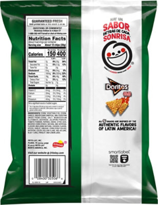 DORITOS Salsa Verde Tortilla Chips - 2.75 Oz - Image 5