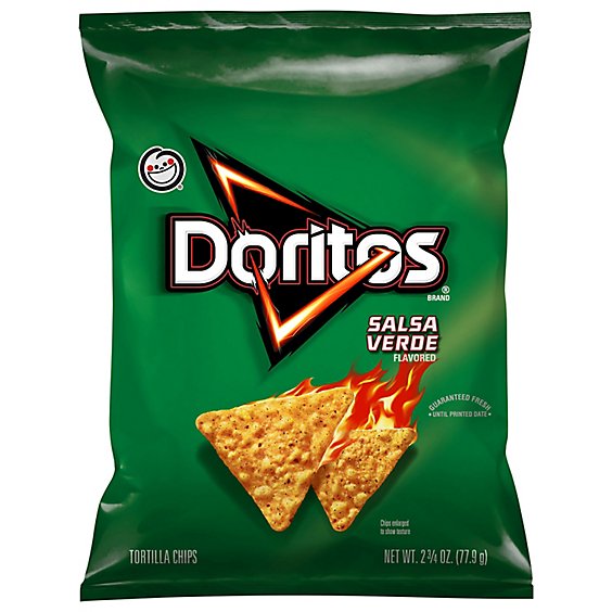 DORITOS Salsa Verde Tortilla Chips - 2.75 Oz