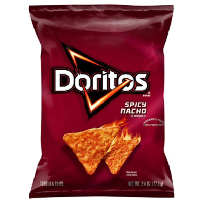 DORITOS Nacho Spicy Tortilla Chips - 2.75 Oz - Image 3