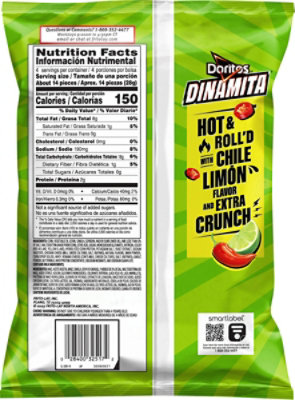 Doritos Dinamita Tortilla Chips - 4 Oz - Image 6