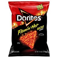DORITOS Flamin Hot Nacho Tortilla Chip - 2.75 Oz - Image 1