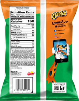 CHEETOS Jalapeno Cheese Flavor Snack - 3.25 Oz - Image 6